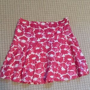 Milly Floral A-Line Skirt